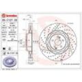 BREMBO Bremsscheibe vorne rechts links innenbelüftet 390mm für MERCEDES-BENZ A2224212612 2224212612 09.C127.33