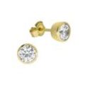 Celesta Gold Ohrring 375/- Gelbgold Zirkonia