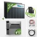 870Wp Balkonkraftwerk 3,2kWh Speicher Anker Solarbank 2 ‚Äì 2x435Wp Trina Black Fr...