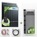 1305Wp Balkonkraftwerk 8kWh Speicher Anker Solarbank 2 ‚Äì 3x435Wp Trina Black Fra...