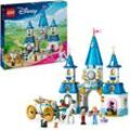 Konstruktionsspielsteine LEGO "Cinderellas Schloss und Pferdekutsche (43275), LEGO Disney Princess", bunt, Spielbausteine, Kinder, Made in Europe