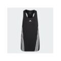 Tanktop ADIDAS PERFORMANCE "Große Größen", Damen, Gr. L, schwarz, Obermaterial: 88% Polyester, 12% Elasthan, bedruckt, sportlich, figurumspielend normal, Rundhals, Tops, Racerback