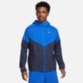 Laufjacke NIKE "IMPOSSIBLY LIGHT WINDRUNNER MEN'S RUNNING JACKET", Herren, Gr. XL, blau (game royal, obsidian, reflective silv), Obermaterial: 93% Polyester, 7% Elasthan, sportlich, Jacken