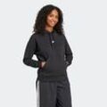 Kapuzensweatshirt ADIDAS SPORTSWEAR "W SL FC HD", Damen, Gr. M, schwarz-weiß (schwarz, weiß), Obermaterial: 70% Baumwolle, 30% Polyester, sportlich, Sweatshirts