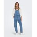 Overall ONLY "ONLPERCY OVERALL DNM MAE06 NOOS", Damen, Gr. L (40), Länge 32, blau (light blau denim), Denim/Jeans, Obermaterial: 99% Baumwolle, 1% Elasthan, unifarben, modisch, slim fit, Overalls