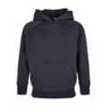 Hoodie URBAN CLASSICS "Urban Classics Herren Boys Blank Hoody", Jungen, Gr. 110/116, blau (navy), 65% Baumwolle, 35% Polyester, unifarben, Langarm, Sweatshirts