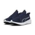 Laufschuh PUMA "SOFTRIDE CARSON", Gr. 42, blau (club navy, puma weiß, puma schwarz), Textil, sportlich, Schuhe