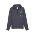 Sweatshirt PUMA "PUMA x HYROX CLOUDSPUN Hoodie Herren", Herren, Gr. L, grau (galactic gray), Obermaterial: 15% Elasthan, 85% Polyester; Taschenfutter: 100% Polyester, normal, Langarm, Sweatshirts