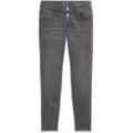 TOM TAILOR Damen Boyfriend Jeans, grau, Uni, Gr. 28/32