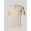 Regular Fit Poloshirt mit Label-Detail Modell 'MILANO SPRING'