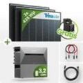 1305Wp Balkonkraftwerk 3,2kWh Speicher Anker Solarbank 2 ‚Äì 3x435Wp Trina Black F...