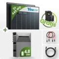 890Wp Balkonkraftwerk 4,8kWh Speicher Anker Solarbank 2 ‚Äì 2x445Wp Trina Black Fr...