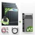 1740Wp Balkonkraftwerk 6,4kWh Speicher Anker Solarbank 2 ‚Äì 4x435Wp Trina Black F...