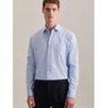 Seidensticker Business Hemd Herren Regular Fit Baumwolle, blau