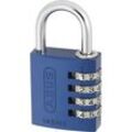 ABUS ABVS48807 Vorhängeschloss 41.5 mm Blau Zahlenschloss