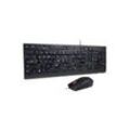 Lenovo Lenovo Essential Wired Combo - Tastatur- USB Tastatur, Maus-Set Deutsch, QWERTZ Schwarz