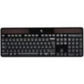 Logitech K750 Wireless Solar Keyboard Funk Tastatur Deutsch, QWERTZ Schwarz Solar