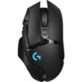 Logitech G502 Lightspeed Gaming-Maus Funk Optisch Schwarz 11 Tasten 16000 dpi Beleuchtet, Gewichts-Tuning, Integrierter Profilspeicher