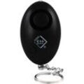 kh-security Taschenalarm Schwarz mit LED 100103B