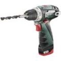 Metabo PowerMaxx BS Basic 600984000 Akku-Bohrschrauber 12 V 2.0 Ah Li-Ion inkl. 2. Akku, inkl. Ladegerät