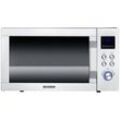 Severin MW 7777 Mikrowelle Edelstahl, Schwarz (matt) 900 W Grillfunktion