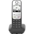 Gigaset A690 DECT Schnurloses Telefon analog Freisprechen, mit Basis, Wahlwiederholung Schwarz