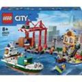 60422 LEGO® CITY Hafen mit Frachtschiff