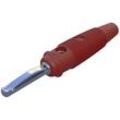 SKS Hirschmann VQ 20 Bananenstecker Stecker, gerade Stift-Ø: 4 mm Rot 1 St.