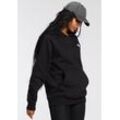 Kapuzensweatshirt THE NORTH FACE, Damen, Gr. XXL, schwarz (tnf schwarz, tnf weiß), Sweatware, Obermaterial: 80% Baumwolle, 20% Polyester, unifarben, bedruckt, sportlich, Langarm Rippbündchen, Sweatshirts