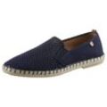 Espadrille VERBENAS "Tom Pacific", Herren, Gr. 40, blau (marine), Textil, klassisch, Schuhe, Slipper, Sommerschuh, Strandschuh mit luftdurchlässiger Perforation