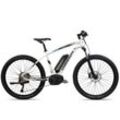 Chrisson E-Scheat E Bike Mountainbike 27,5 Zoll Damen Herren Pedelec mit 9 Gängen sportliches Elektrofahrrad weiß 48 cm