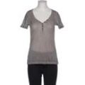 Comma Damen T-Shirt, grau, Gr. 38