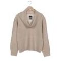 Oui Damen Pullover, beige, Gr. 36