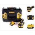 DeWalt DCW 210 NT Akku Exzenterschleifer 18V 125mm Brushless + 1x Akku 5,0Ah + TSTAK - ohne Ladegerät