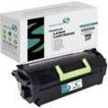 SmartMate wiederaufbereiteter Laser Toner Patrone für Lexmark 52D2X00 Schwarz