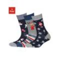 H.I.S Socken mehrfarbig Gr. 35-38 für Damen. Elastisch. Nachhaltig.