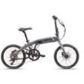 Chrisson EF3 E Bike Klapprad Damen Herren 150 - 195 cm Pedelec 20 Zoll 8 Gänge Elektrofahrrad 250 W grau 32 cm