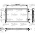 VALEO Kühler, Motorkühlung für SKODA VW (SVW) SEAT (FAW) AUDI 1K0121251E 1K0121251DF 1K0121251AR 735120