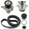 SKF Wasserpumpe + Keilrippenriemensatz mit Dichtungen für RENAULT ALFA ROMEO DACIA TOYOTA VAUXHALL MERCEDES-BENZ LANCIA OPEL NISSAN 8200725951 9316180