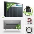 870Wp Balkonkraftwerk 1,6kWh Speicher Anker Solarbank 2 ‚Äì 2x435Wp Trina Black Fr...