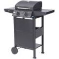 Gasgrill EL FUEGO "San Jose 2 Brenner", schwarz, B:94cm H:101,5cm T:51cm, Grills, mit gusseisernem Grillrost