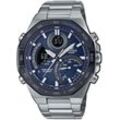 Smartwatch CASIO EDIFICE "ECB-950DB-2AEF", silber (silberfarben), Smartwatches, Solaruhr,Armbanduhr,Herrenuhr,Stoppfunktion, Phone Finder, Bluetooth