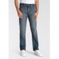 Straight-Jeans LEVI'S "505", Herren, Gr. 30, Länge 32, blau (glowing), Denim/Jeans, Obermaterial: 99% Baumwolle, 1% Elasthan, casual, normal lang, Jeans, REGULAR