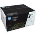 2 HP Toner CE250XD 504X schwarz