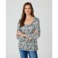 Shirt mit Paisley-Blumendruck