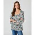 Shirt mit Paisley-Blumendruck