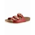 Pantolette BIO TIME, Damen, Gr. 36, rot (rot, bedruckt), Synthetik, sportlich, Schuhe