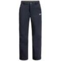 Softshellhose JACK WOLFSKIN "FOURWINDS PANTS K", Kinder, Gr. 116, Normalgrößen, blau (night, blau), OBERSTOFF OBERSTOFF 94% POLYESTER, 6% ELASTHAN ABSEITE 100% POLYESTER FUTTER 100% POLYESTER, Hosen