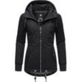 Winterjacke RAGWEAR "YM-Danka", Damen, Gr. M (38), grau (smoky), Außenmaterial: 100% Polyester, Innenfutter: 100% Polyester, Wattierung: 100% Polyester, casual, tailliert hüftbedeckend, hoch geschlossener Ausschnitt, Langarm Ärmel ohne Ärmelschlitz Rippstrickbündchen, Jacken, stylische Winter Outdoorjacke mit Kapuze