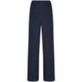 Wide Fit-Jersey-Hose Margittes blau